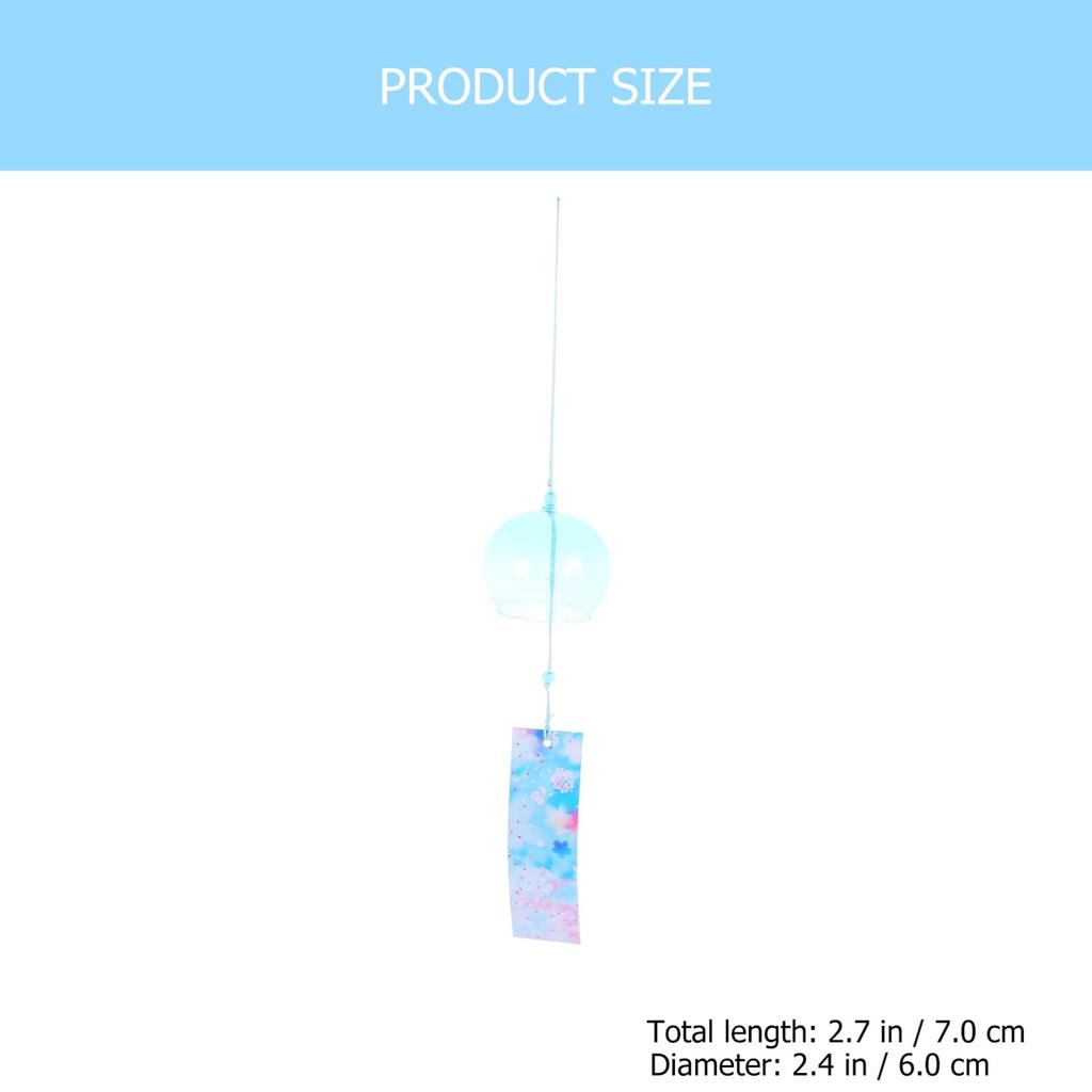 FRCOLOR Ветер летний набор ветра Эдо ветер ручной работы DIY ветряной колокольчик ветер модное украшение колокольчик, традиция, 20, колокольчик, колокольчик, стекло, набор, колокольчик,