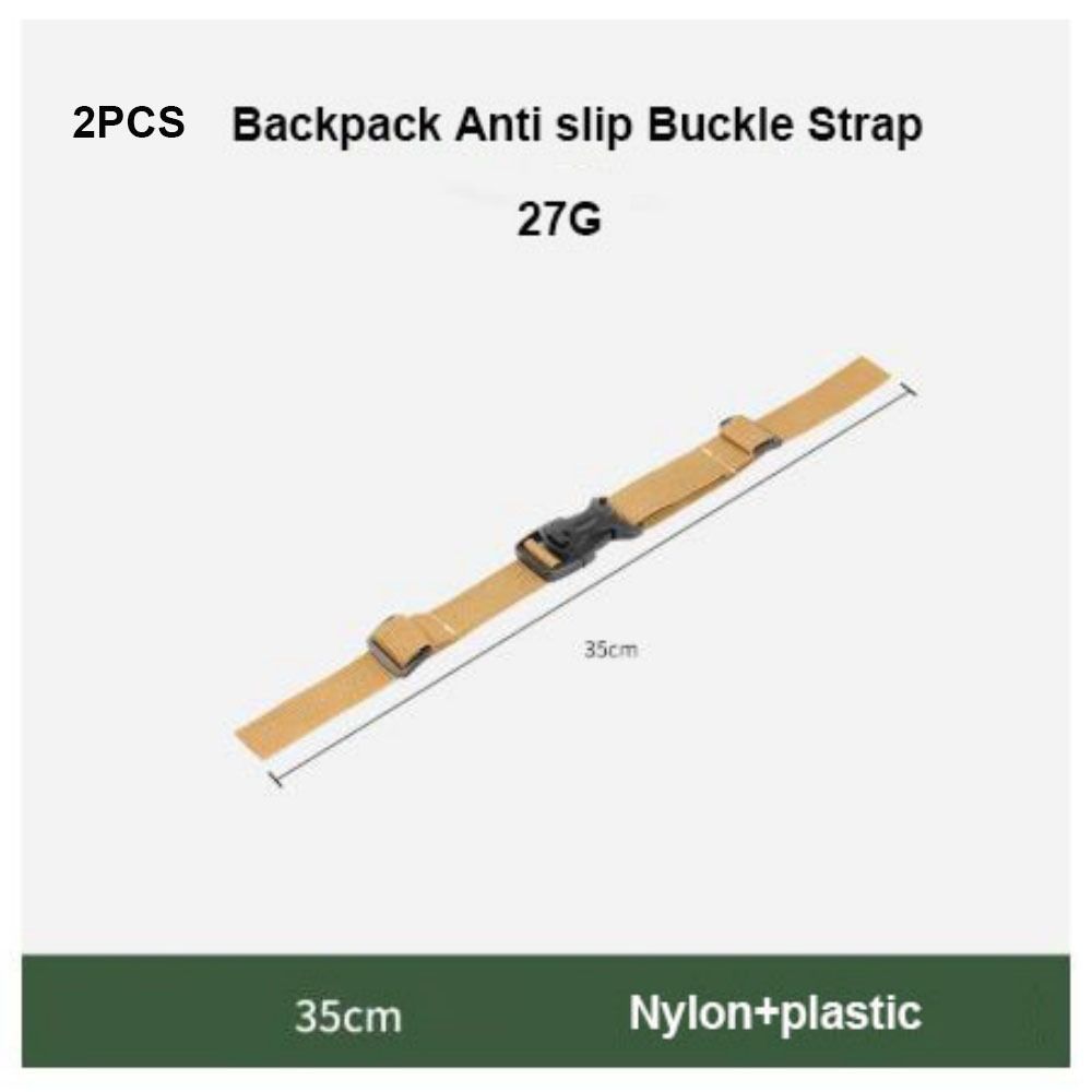 2pcs Dual Release Adult Backpack Chest Harness Strap Outdoor Camping Accessories
