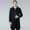 New Autumn and Winter Double-sided Wool Wool Coat for Men's Middle-aged Daddy Outfit Thickened Warm Mid-length Wool Coat