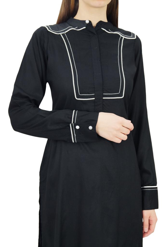 Phagun Дизайнерская индийская пенджабская курта из вискозы для женщин, этническая прямая повседневная туника