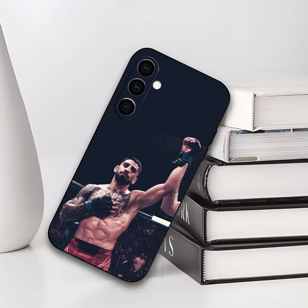 Чехол для телефона Boxing I-Ilia T-Topuria для Samsung Galaxy A73, A72, A71, A70, A53, A52, A51, Другие Мягкий черный чехол
