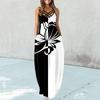 Plus Size Sexy Camisole Dress for Women Clothing Summer Beach Vacation Female Large Size Long Skirt Oversized Floral Dres