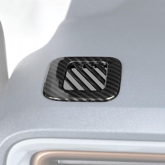 2P Carbon Fiber Dashboard Vent Air Outlet Trim Cover For Ford Maverick -2025