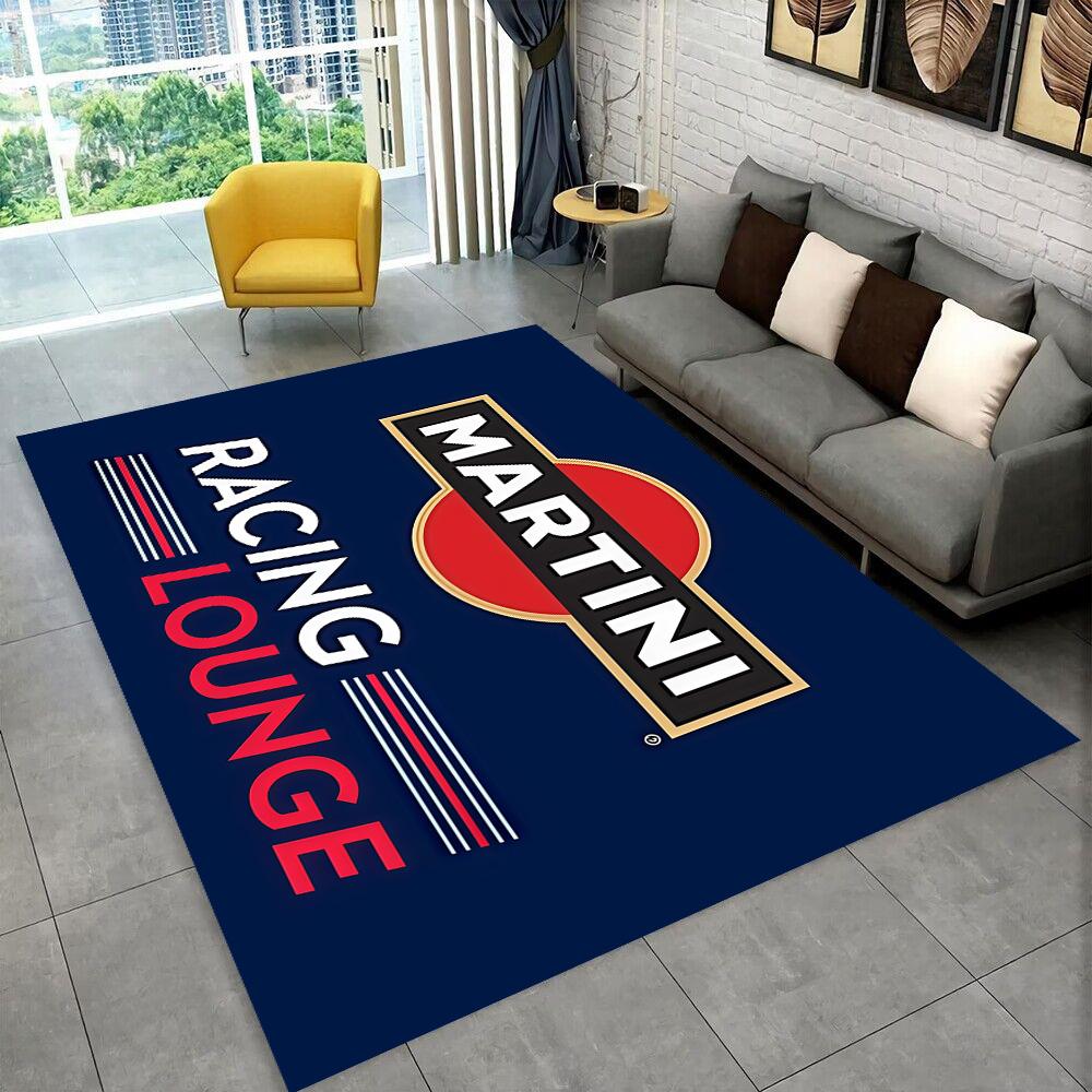 3D Ковер Логотип Гоночного Автомобиля M-Martini Мото Ковер для Дома Гостиной Спальни Дивана Прихожей Декор, Детский Игровой Нескользящий Коврик Подарок