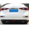 Car ABS Chrome Cover Trim Back Tail Rear Fog Light Lamp Frame Stick Panel For Mazda 3 Mazda3 Axela M3 2014 2015 2016 2017