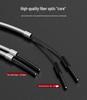 Metal Sheathed Fiber Optic Sensor Amplifier with Right Angle Elbow and Extended Reflective Through-Beam Cable