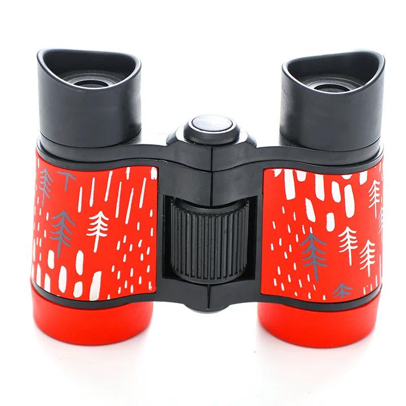 Kids' Telescope Color Rubber Handle Double Tube Primary School Mini Toys Outdoor Camping Equipment All Products