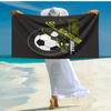 Ultra-Soft Beach Towel with Soccer Theme,Ideal for Pool - Camping, Diving - Perfect Travel Essential, Vibrant Beach Towel.