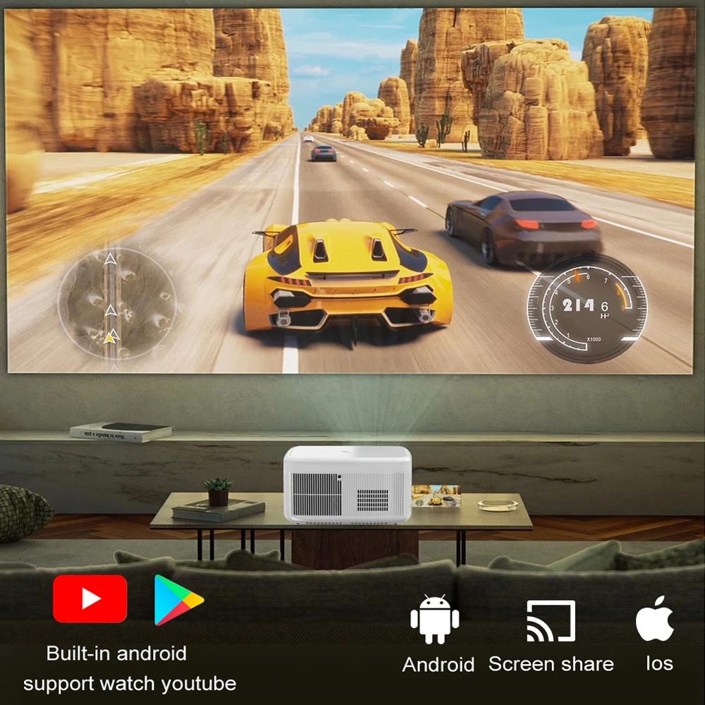 2025 Vivicine K6 Проектор Full HD WiFi Android Смарт Портативный Мини-проектор