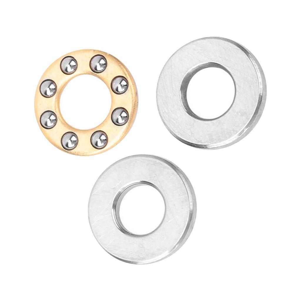 10pcs Thrust   Bearing Miniature High   Flat Steel Bearings Set (F2.5-6M 2.5x6x3mm)