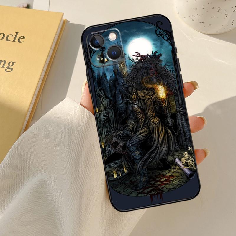 Чехол для iPhone 13 14 15 16 Pro Max 12 Mini 11 14 15 16 Pro Max Plus X XR XS Max с изображением игры Bloodborne