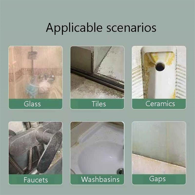 Универсальное средство для чистки ванной комнаты Мощный спрей для удаления накипи Туалет Смеситель Плитка и Стекло - Многофункциональный инструмент для чистки ванны и душа