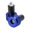 Motorcycle Handlebar Grip End Aluminum Plugs Moto Slider Accessories(Blue)
