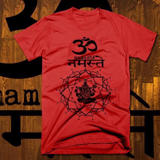 Buddhism T-shirt Tops Tees Unisex Hindu Spiritual Yantra Hindu Ghandi Meditation Yoga Religion