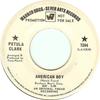 7inch Record PETULA CLARK - American Boy 7244 Warner Bros. -  1968 US Pop Used