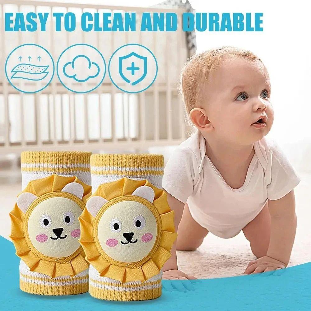 Anti-Slip Baby Knee Pads Soft Elastic Infants Knee Protectors Toddler Crawling Knee Pads Walking