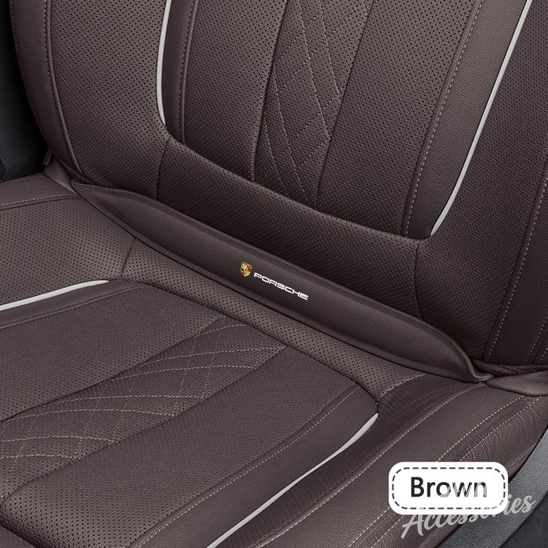 Leather Car Seat Gap Filler Auto Gap Dustproof Protector For Porsche 911 Cayenne Cayman Panamera Macan Taycan Boxster Carrera-GTEL1
