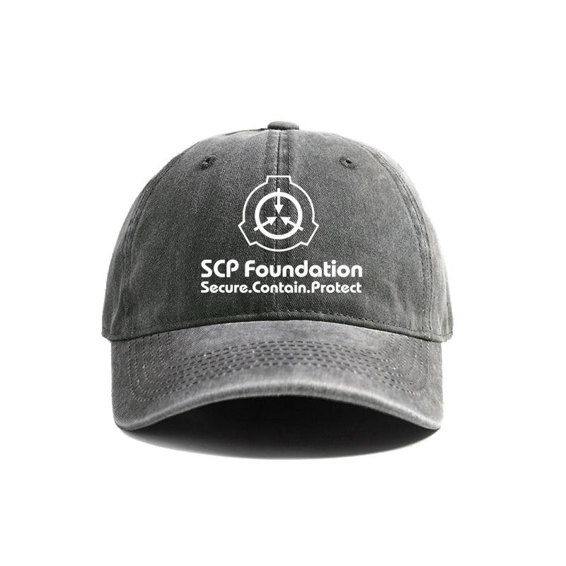 Кепка SCP Foundation Secure Contain Protect с потертостями, унисекс, ретро, для улицы, летняя, регулируемая, Кепка SCP MZ-153