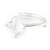 Bague Argent 'Unique' Blanc