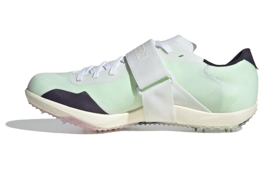 Шиповки для прыжков в высоту Adizero Adidas 'White Green Spark' ID7243