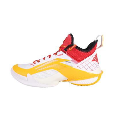 Баскетбольные кроссовки Li Ning Air Strike 10 Shock Absorbation Mid-Top мужские кроссовки белые желтые красные ABAT089-8