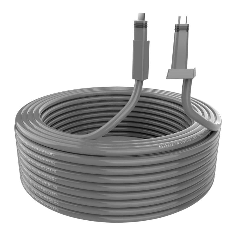 Замена Ethernet-кабеля Уличный водонепроницаемый Прямоугольный спутниковый кабель 26 AWG Удлинительный кабель для Поколения 2