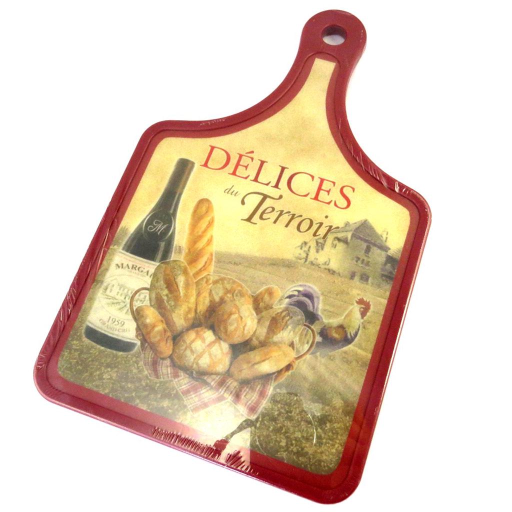Les Trésors De Lily [M4900] - Разделочная доска для хлеба и вина 'Terroir Français' (30x20 см)
