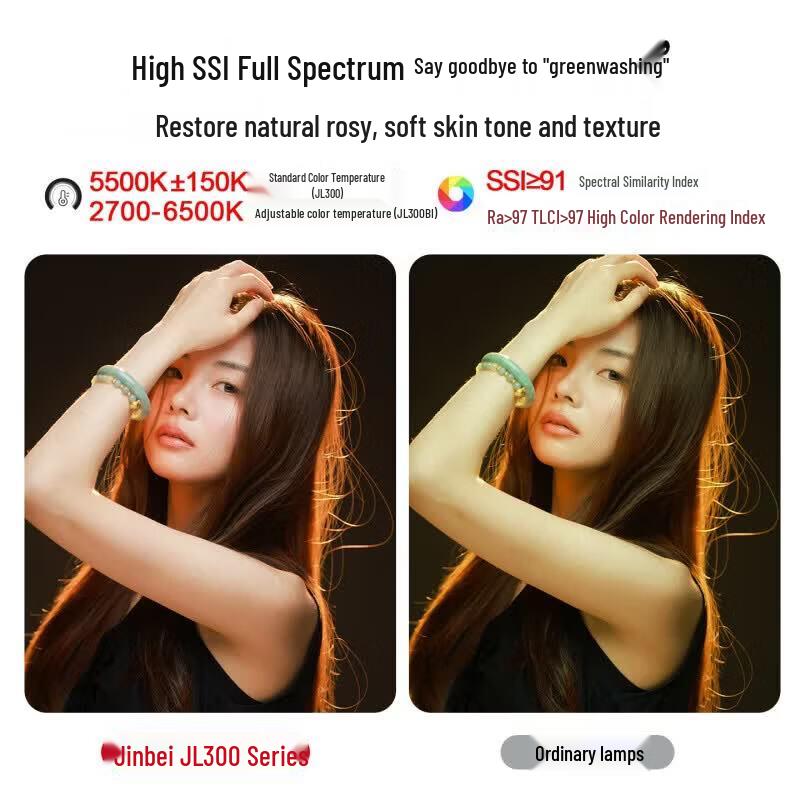 JINBEI JL300BI Professional LED Video Light