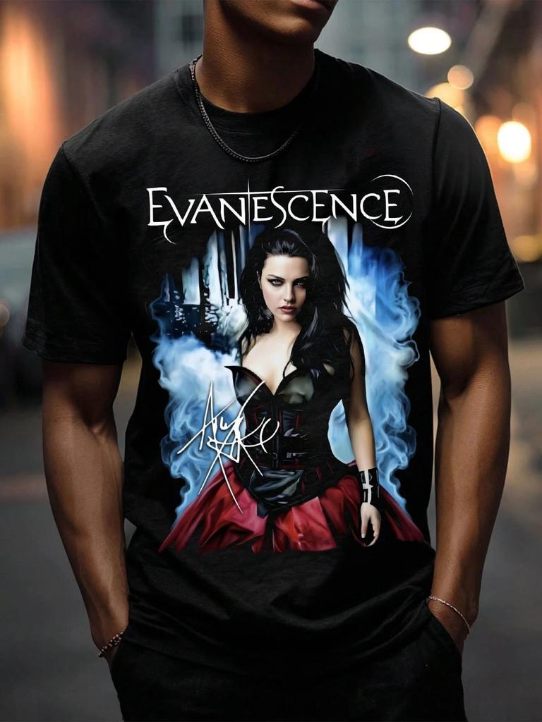 EVANESCENCE АМЕРИКАНСКАЯ РОК-ГРУППА Футболка Мужские РАЗМЕРЫ