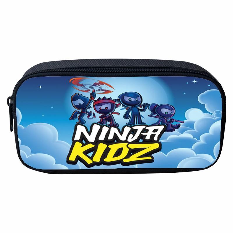 Пенал Ninja Kidz с принтом Мультяшный Детский Студенческий Контейнер для Хранения Канцелярских Принадлежностей Доступен