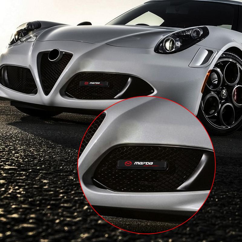 Наклейка на решетку радиатора автомобиля, эмблема, эмблема на решетку, светодиодная эмблема для 3 bk 6 gg 2 CX3 CX5 CX7 CX9 CX30 Demio Bt50 323 RX8 2 Mazda 3 Mazda 6 CX-5 CX5