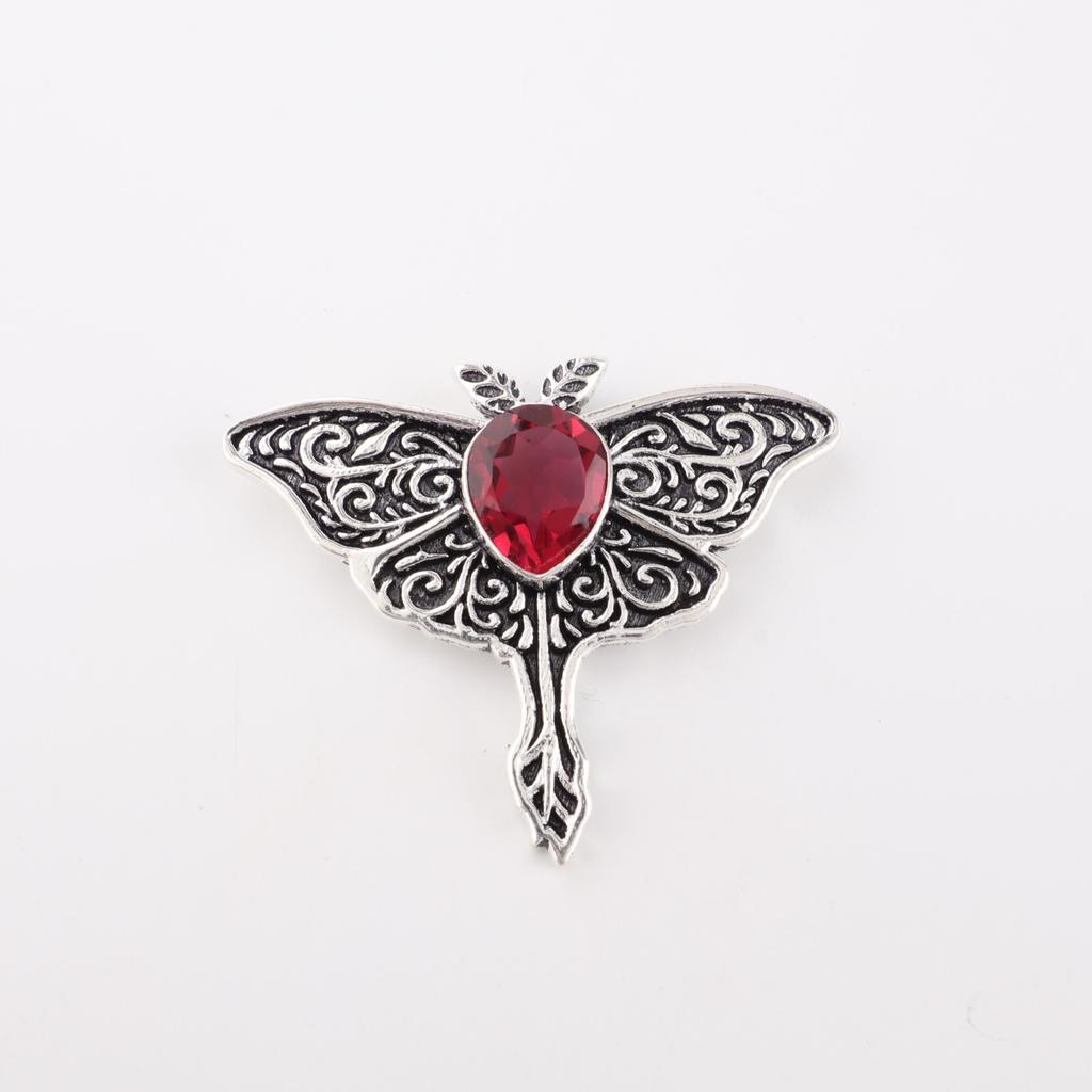 Pink Rubellite Gemstone 925 Sterling Silver Jewelry Chain Pendant 1.2" For Girl CP-31-6