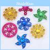Plated Handheld Fingertip Gyroscope Toy With Metallic Finish For Anxiety Relief