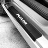 4Pcs Car  Door Threshold Sill Carbon Fiber Sticker Protect Decals Accessories For Dodge Durango Dakota SXT Nitro Ram SRT Charger T666