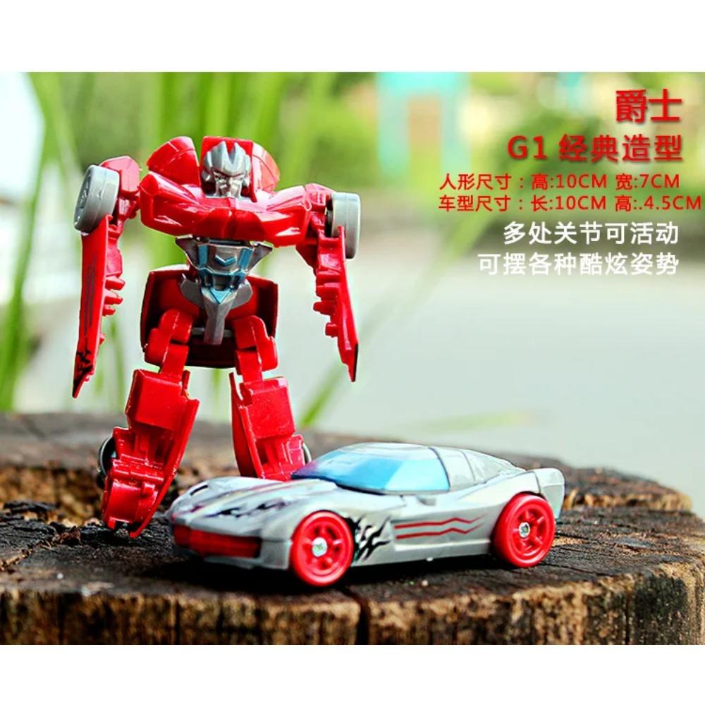 Трансформация Деформация Робот Желтая Машина Совместимая Модель Строительство Детский Блок Хобби Модель Машины Раннее Образование Детская Игрушка