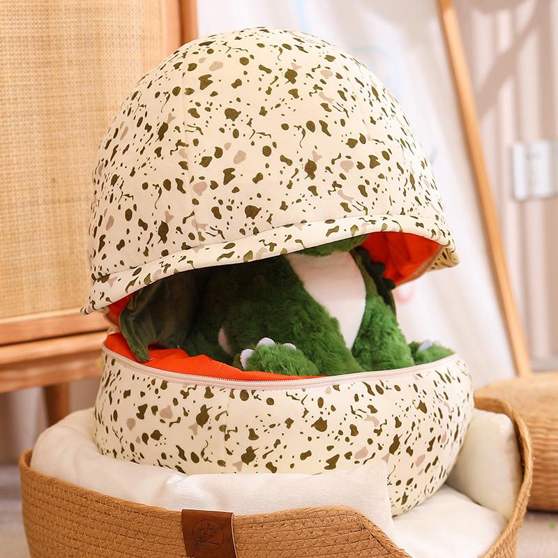 Креативное яйцо динозавра превращается в динозавра, плюшевые игрушки, креативная мягкая мультяшная кукла-дракон, подушка, детская подушка для сна для детей, подарки