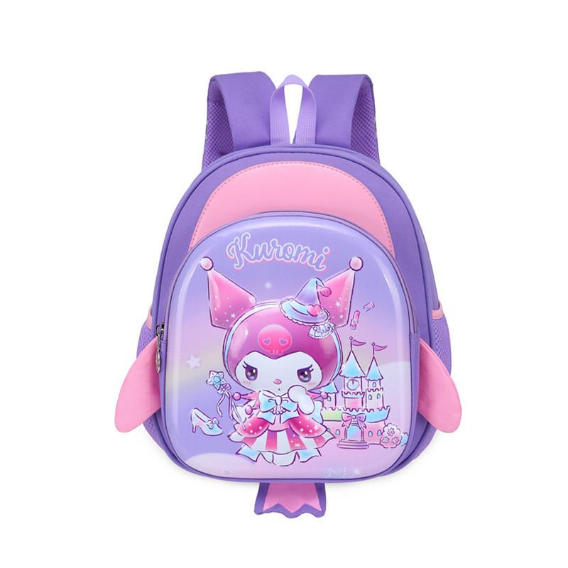 Melody Kuromi Cinnamoroll School Bag Featuring Cartoon Pattern And Loadreducing Design For Preschool Kids