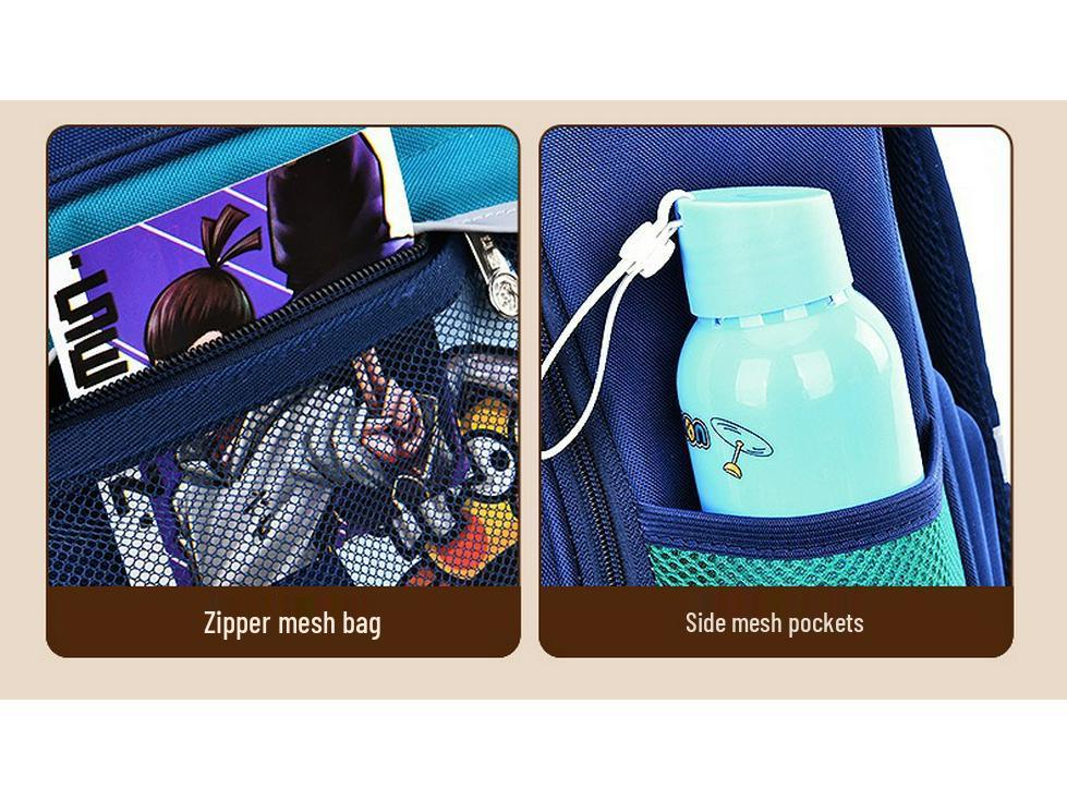 Рюкзак школьный большой вместимости с поддержкой спины для мальчиков 3-6 лет, дизайн капибары, первый класс