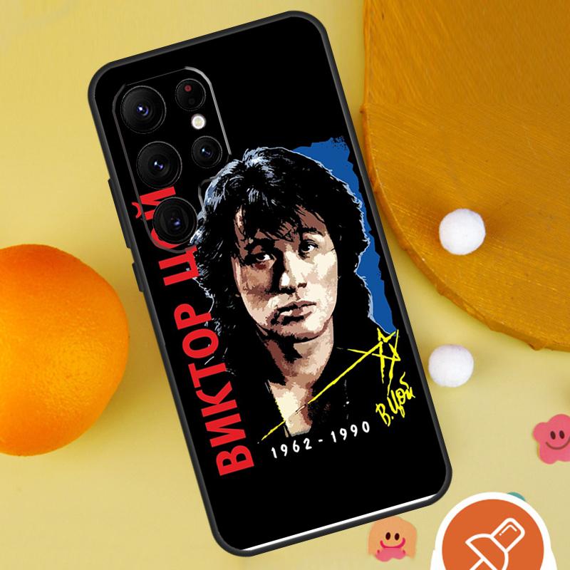 Чехол Viktor Tsoi для Samsung Galaxy S25 Ultra S24 S23 S22 S21 Ultra S9 S10 S20 Plus S24 FE Funda Cover