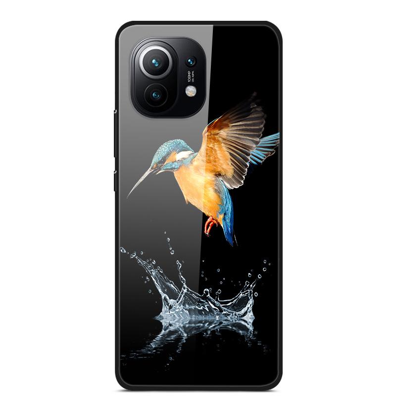 Роскошный Чехол-Крышка для Xiaomi mi 11 Закаленное Стекло Чехол для Xiaomi mi 11 Lite 5G NE Чехол для Телефона Xiaomi Mi 11 mi11 Lite Coque