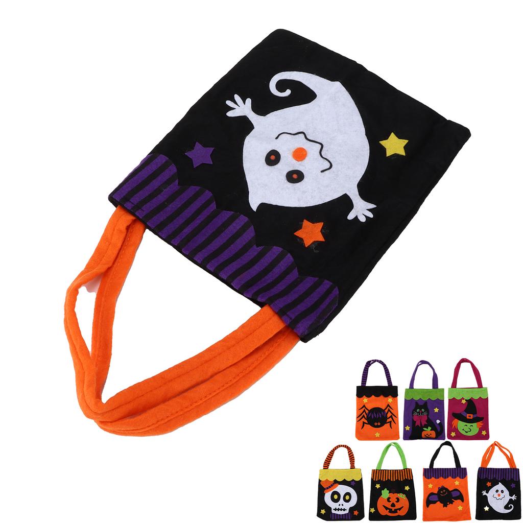 Halloween Tote Bag Reusable Handbag with Handles for Thanksgiving Party Daily Supplies