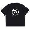Женская футболка 2025 года в корейском стиле Aphex Twin Y2k Уличная одежда Графический корейская мода Принт Харадзюку Винтажные Топы Футболки Оверсайз Y2K