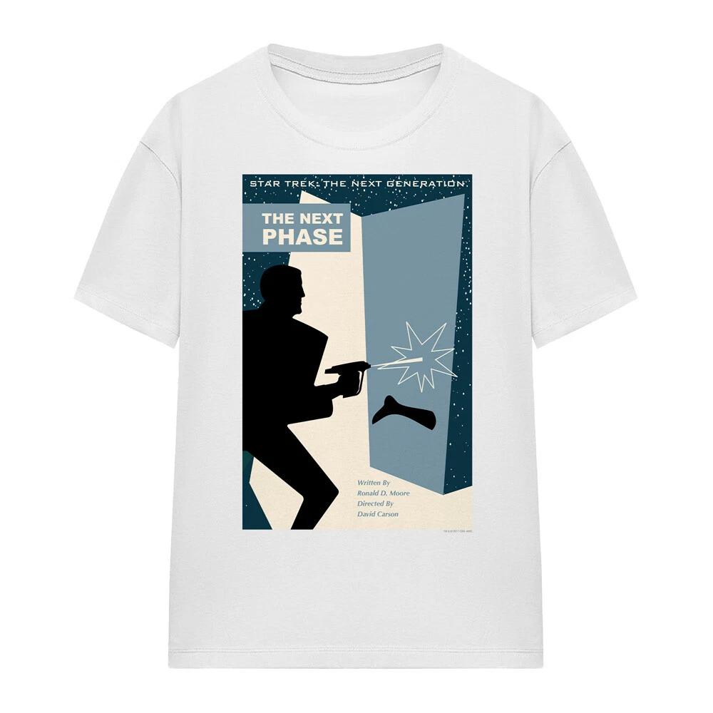Star Trek TNG Season 5 Episode 24 Ladies T-Shirt S-2XL, White