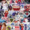 75 шт. Наклейки NEON GENESIS EVANGELION Аянами Аска Аниме Мультфильм Аксессуары Периферия Руководства Наклейки