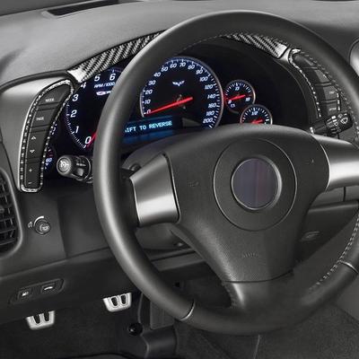 Накладка на панель приборов из настоящего углеродного волокна для 2005-13 Chevrolet Corvette C6