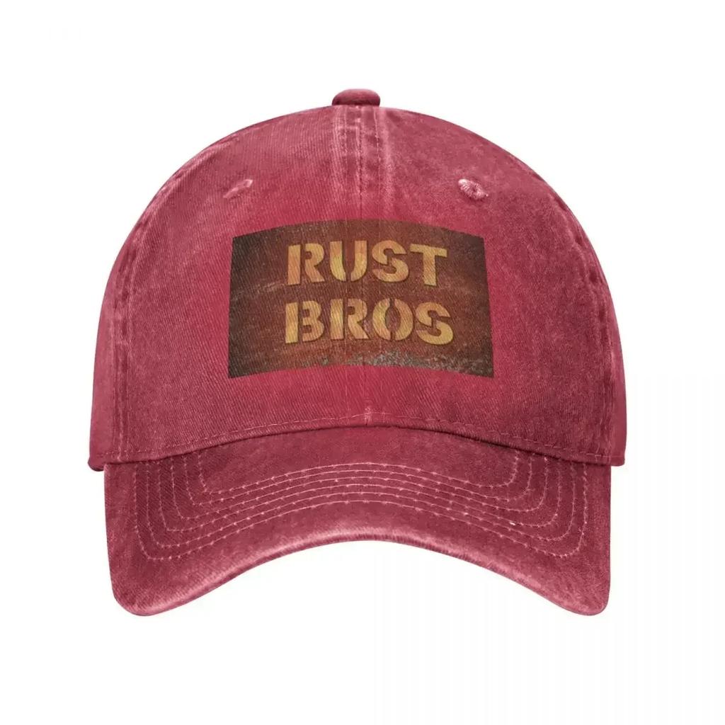 Логотип Rust Bros из Rust Valley Restorers Бейсболка Военная тактическая кепка Рождественская шапка Капюшон Роскошные Женские Унисекс