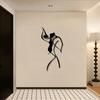 Настенное искусство Танцующая пара Металлическая скульптура Декор интерьера