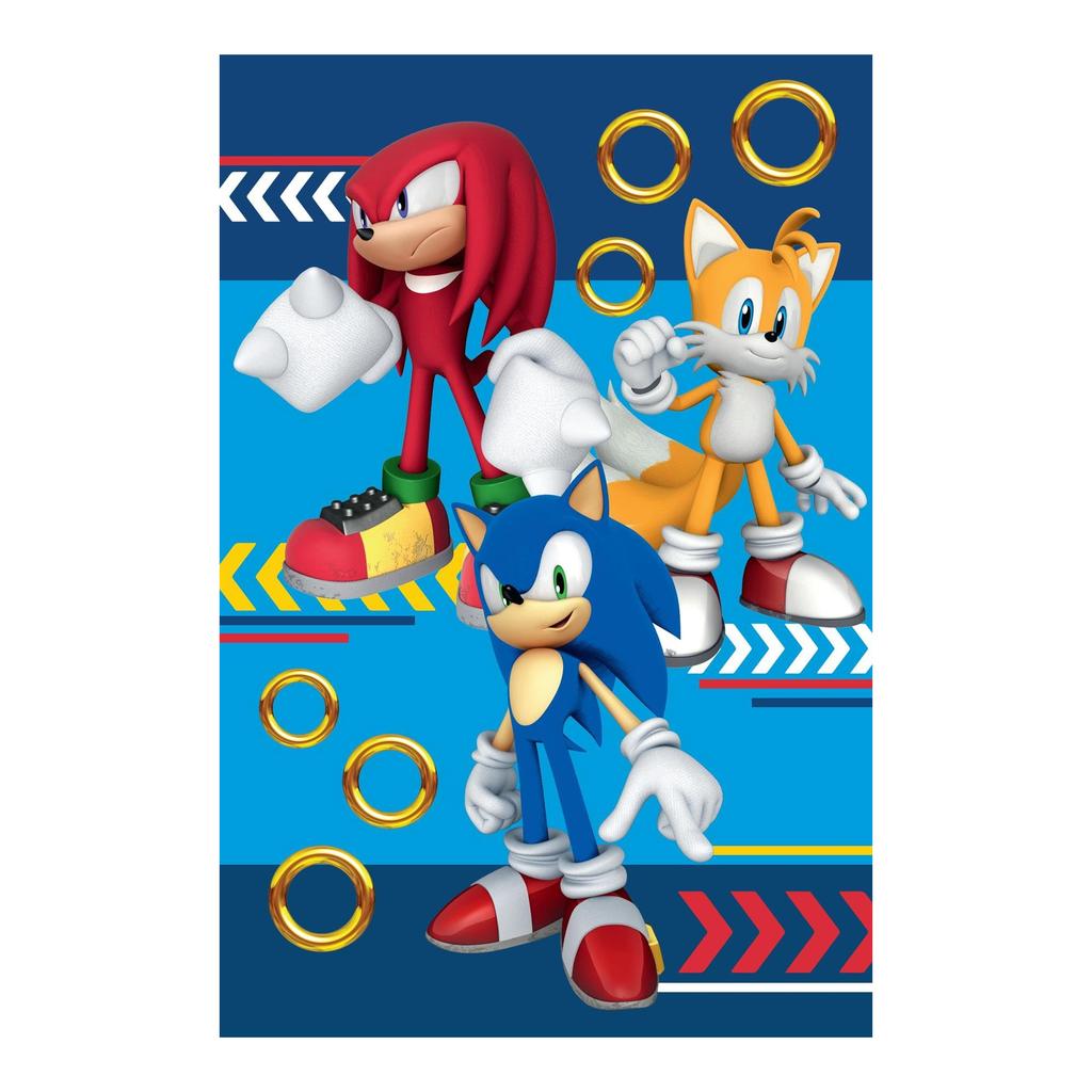 Sonic The Hedgehog Fleece Team Blanket