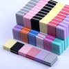50pcs Lot Mini Nail File Blocks Colorful Sponge Nail Polish Sanding Buffer Strips Double-sided Nail Polishing Manicure Buffers