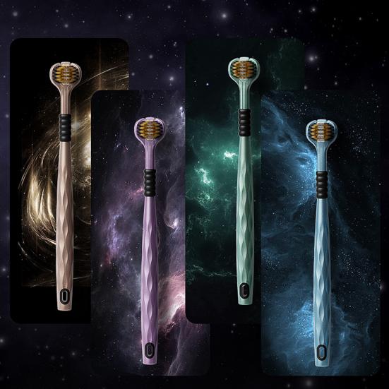 Зубная щетка для ухода за деснами, выступающие точки, чистое покрытие на языке, щетка для чистки с мягкой щетиной